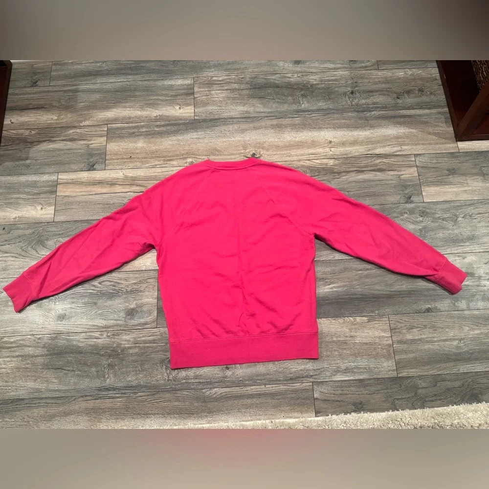J. Crew Men's Crewneck Sweatshirt in Bright Pink